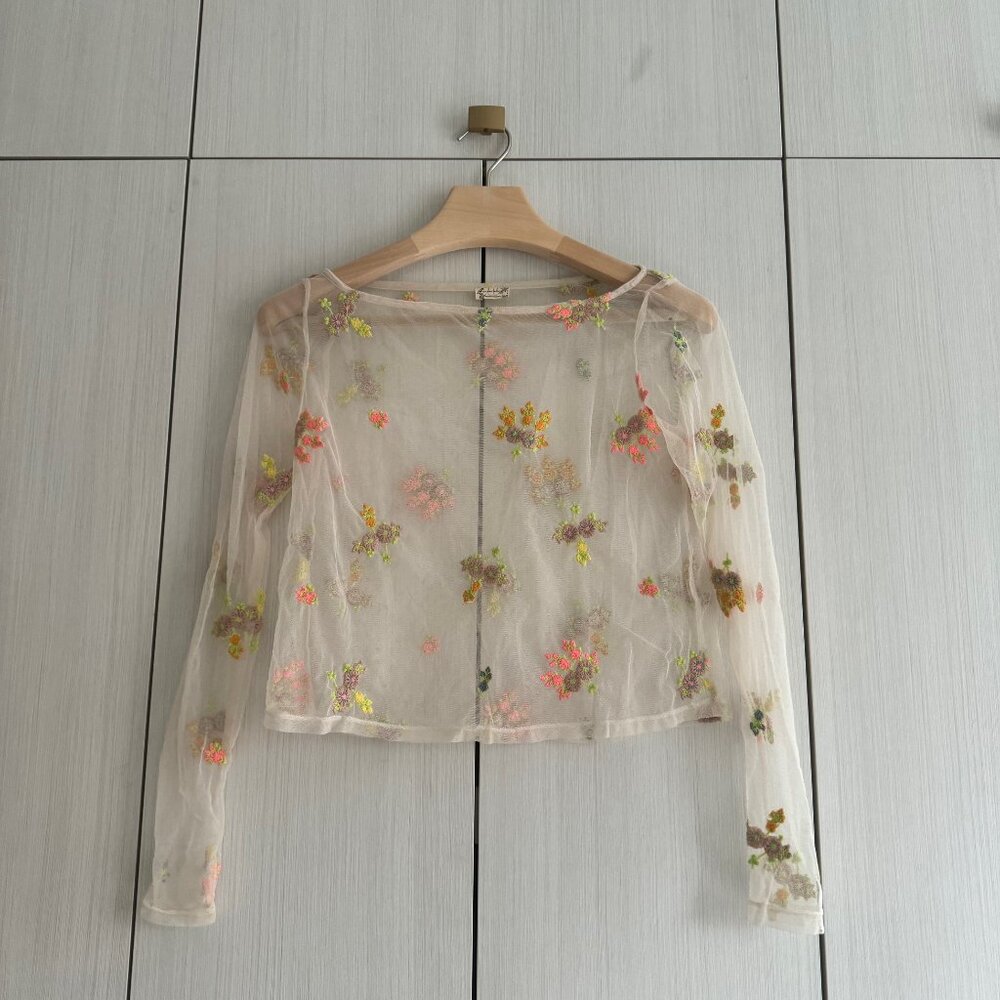 Free People All Night Layering Sheer Top